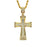 Hip Hop Zircon Cross Pendant Necklace