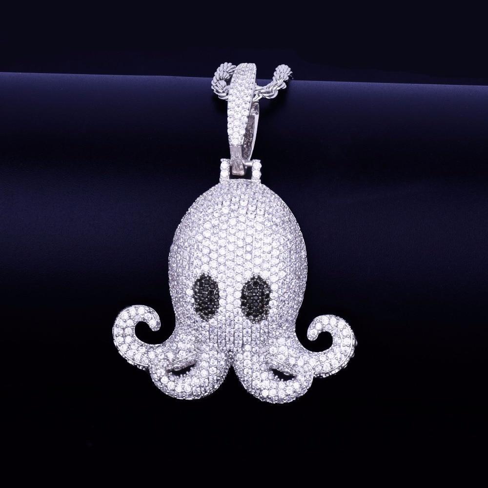 Men's Hip Hop Octopus Pendant Necklace