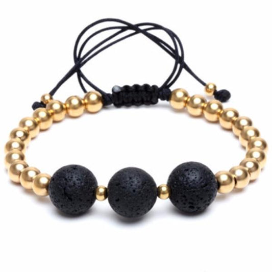 "Belo" Lava Gold Bracelet