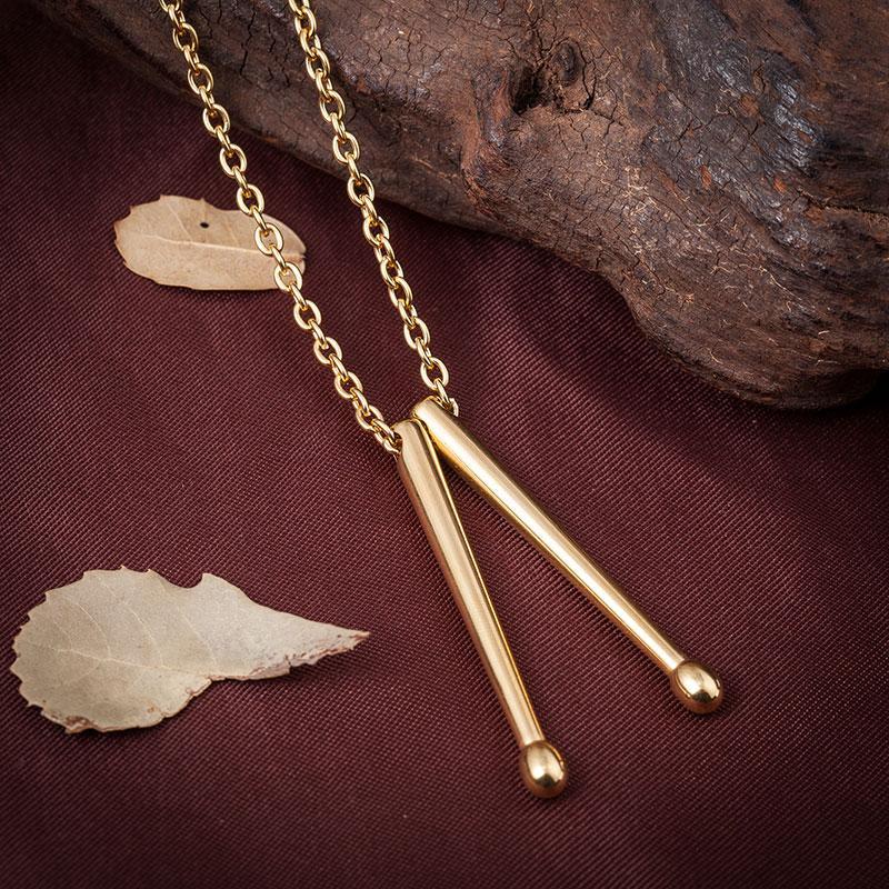 Drumsticks Pendant Necklace Necklace EVE Music 