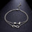 Initial Infinity Anklet Bracelet For Woman