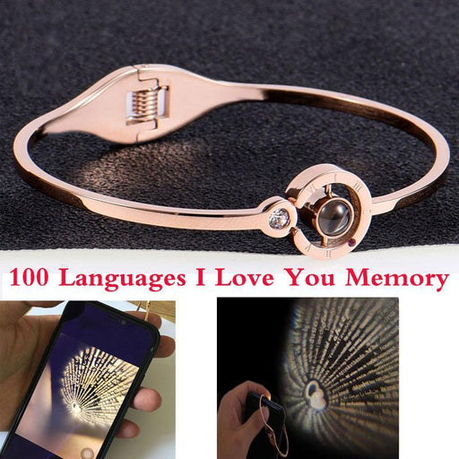 100 Languages I Love You Bracelet-  Valentines Day Gift For Her