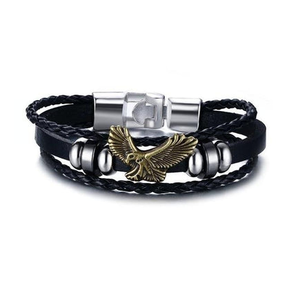 Lucky Vintage Men's Leather Bracelet