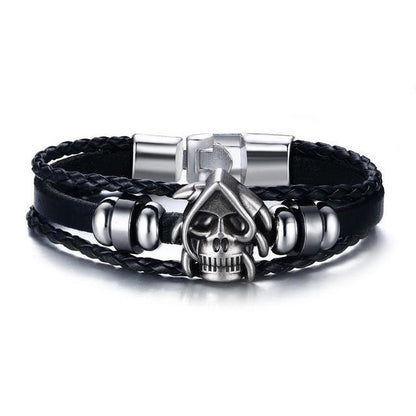 Lucky Vintage Men's Leather Bracelet