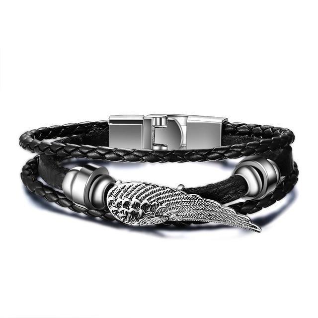 Lucky Vintage Men's Leather Bracelet