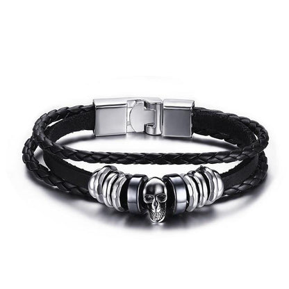 Lucky Vintage Men's Leather Bracelet