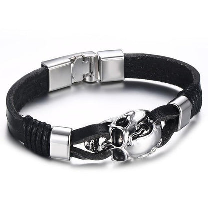 Lucky Vintage Men's Leather Bracelet