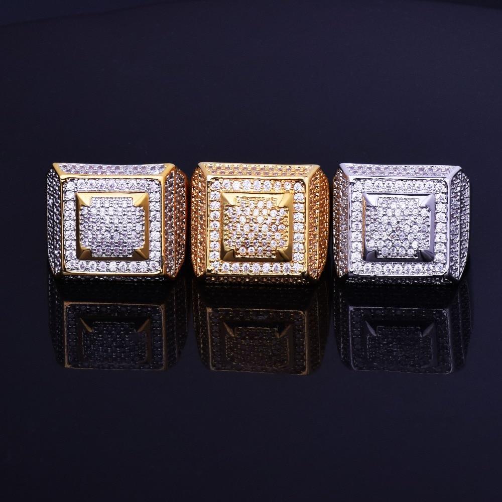 Men's Hip hop Rings- Bling Bling Iced Full CZ