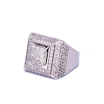 Men's Hip hop Rings- Bling Bling Iced Full CZ