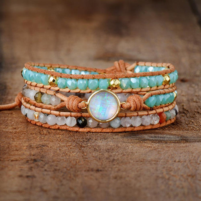 Zen Spirit Opal Wrap Bracelet