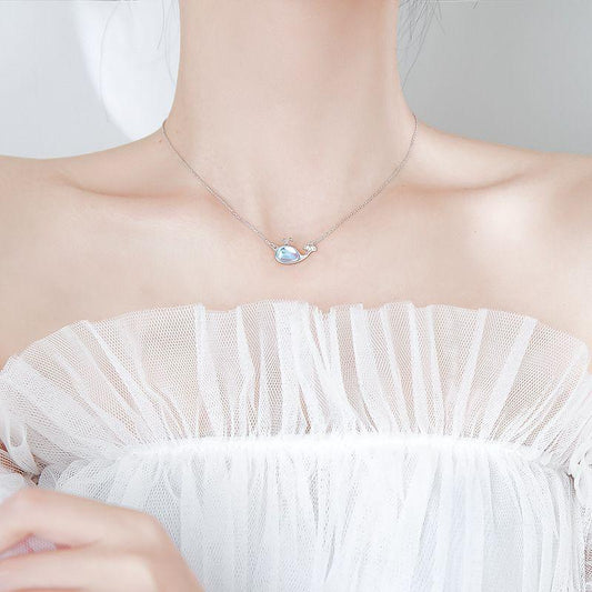 Perfect Gift For Ocean, Whale Lovers—Ocean Whale Necklace