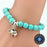 Turquoise Tree of Life Charm Bracelet