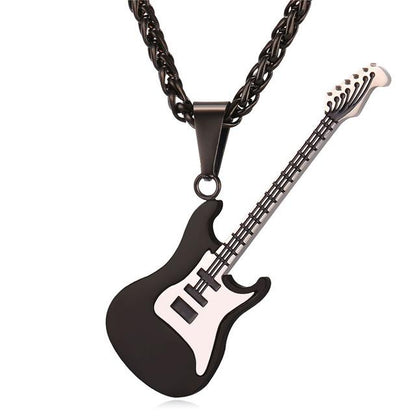 Unique Guitar Pendant Necklace