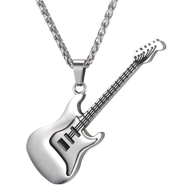 Unique Guitar Pendant Necklace